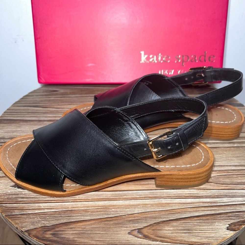 Kate Spade NWT Bahama Leather Sandals - Picture 4 of 6